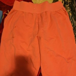 Orange sweatpants